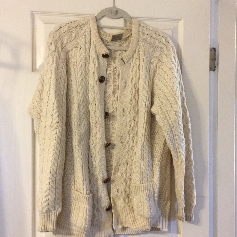 Vintage wool sweater (made in ireland)